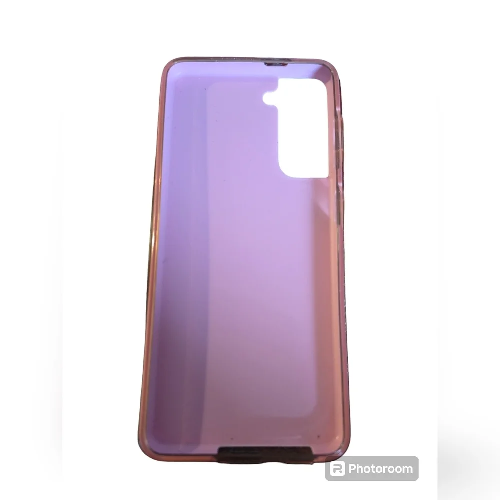 SAMSUNG Galaxy S21 Sparkly Pink Case - Picture 2 of 4